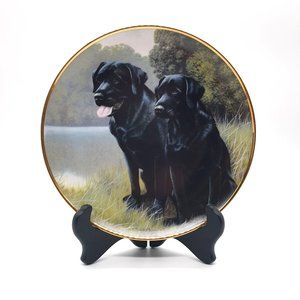 Sporting Companions Collector Plate By Nigel Hemming Numbered Lab Hunting Dogs